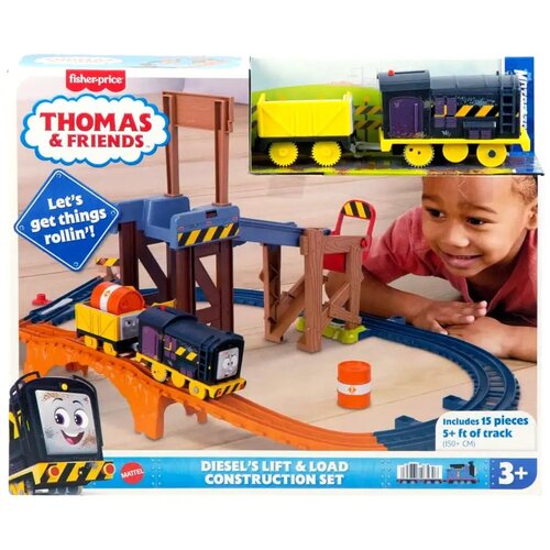 Mattel Fisher-Price: Thomas i prijatelji Diesel Lift &amp, Load građevinski željeznički set s motoriziranim vlakom - Cijene