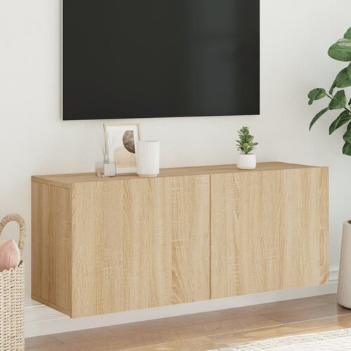  Zidni TV ormarić boja hrasta sonome 100x30x41 cm Cene