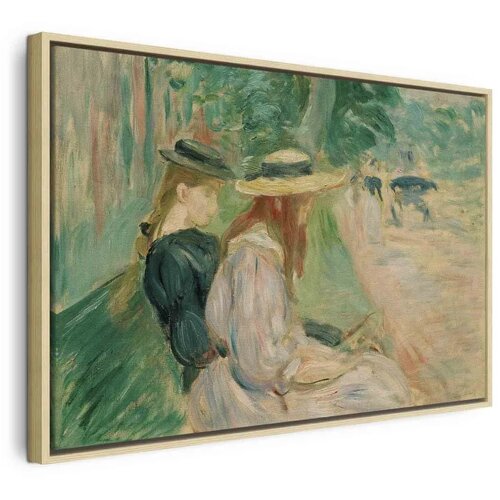  Slika - Berthe Morisot &ndash; Sur un banc de Bois de Boulogne 120x80 U prirodnom drvenom okviru Cijene