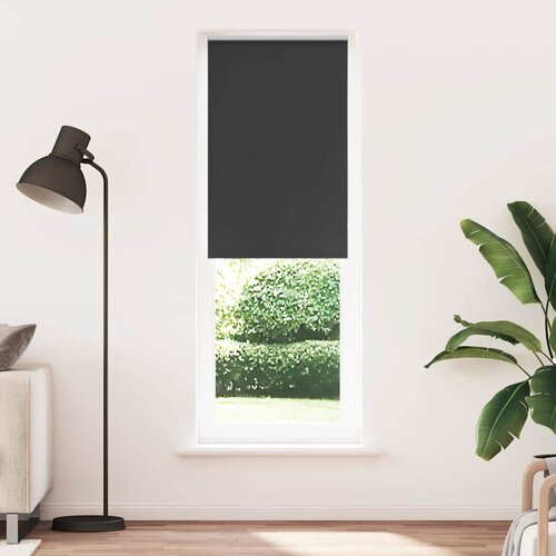 VidaXL Rolo zavjesa Blackout Black 85x230 cm &amp;Scaron;irina tkanine 80,7 cm Slike