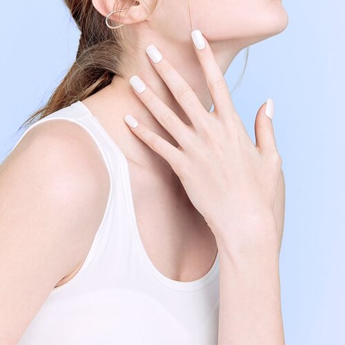 OHORA Gel Nail Sticker N Clean White nalepke za nohte odtenek NB-048 1 kos Slike