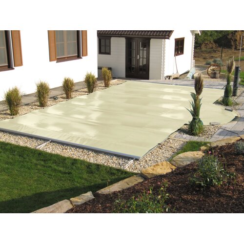 CF GROUP Pokrivač na namatanje STD Pravokutni 700 x 350 cm - pijesak - Vanjske dimenzije: 750 x 400 cm Cijene