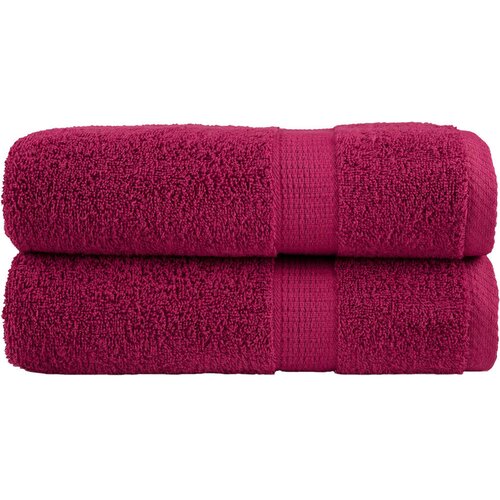 vidaXL Premium ručnici za tu&scaron;iranje SOLUND 2 kom Bordeaux 70x140 cm 600 gsm - Bordo 70 x 140 cm 2 Cijene