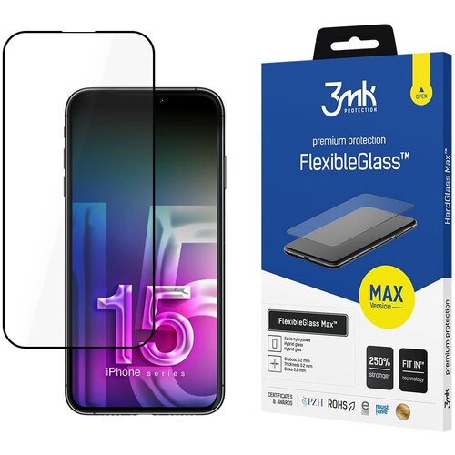 3mk FLEXIBLEGLASS MAX ZA APPLE IPHONE 15 PRO MAX KALJENO STEKLO, (21966958) Cene