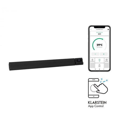 Blumfeldt Cosmic Beam Smart 24, infrardeči grelnik, 2400 W, WiFi, upravljanje z aplikacijo, črn Cene