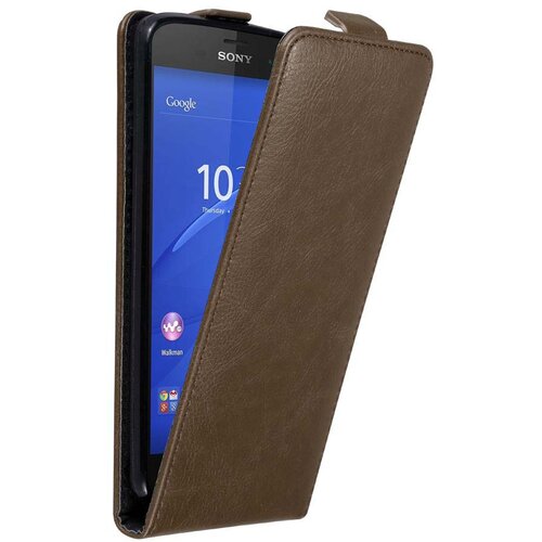 Cadorabo Ohi&scaron;je, združljivo z Sony Xperia Z3 COMPACT v kava rjava - Za&scaron;čitni ovitek v obliki flipa z magnetnim zapiranjem, (20562321) Cene
