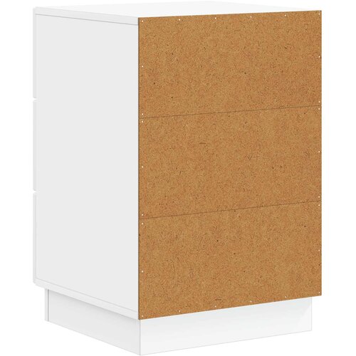  Noćni ormar s ladicama Bijela visokog sjaja 43 x 41 x 63,5 cm Slike