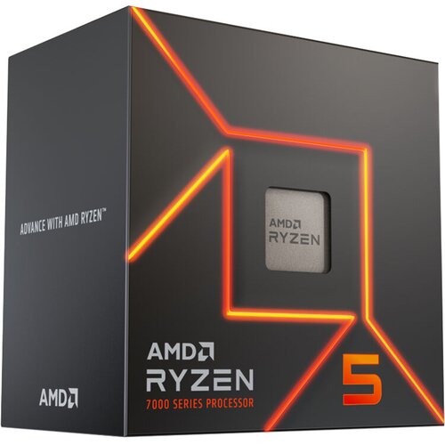 AMD RYZEN 5 7600 AM5 BOX6 cores,12 threads,3.8GHz,32MB L3,65W Slike