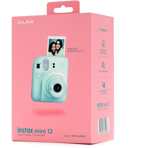 instax by FUJIFILM mini 12 Mint Green instant fotoaparat + 10 listov filma, (21820060) Cene