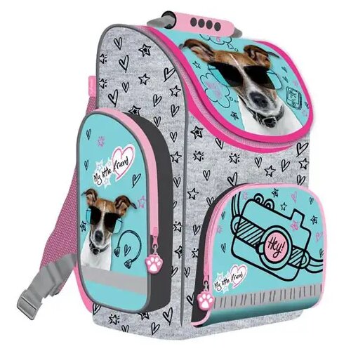 Unipap my little friend: ergonomska &scaron;kolska torba s motivom psa, ruksak 35,5x27,5x16cm Cijene