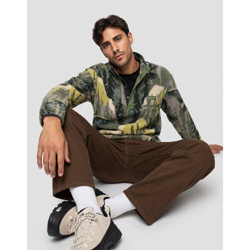 Columbia Helvetia II Printed Half Snap Fleece Kaki Slike