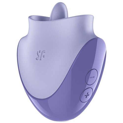 Satisfyer Vibrators KLITORALNI STIMULATOR Satisfyer Tongue Dancer Lila - mini vibrator, silikon, vodoodporen, 8 vibracij, oralna simulacija, gibljiv jeziček Slike