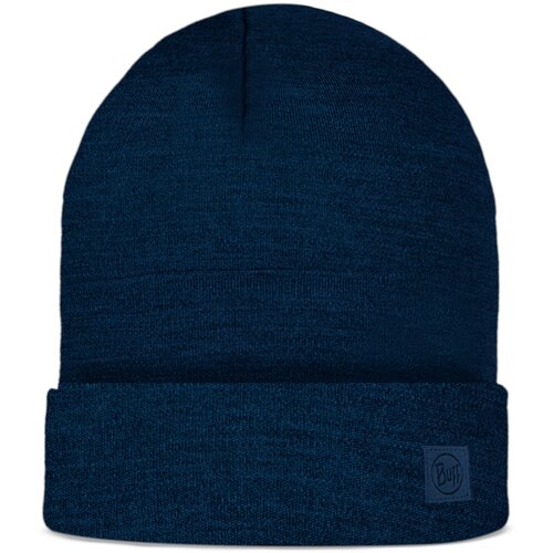 Buff Kape Merino Heavyweight Beanie Modra Slike