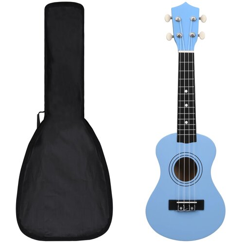 vidaXL otroški ukulele soprano s torbo baby moder 21", (20753658) Cene