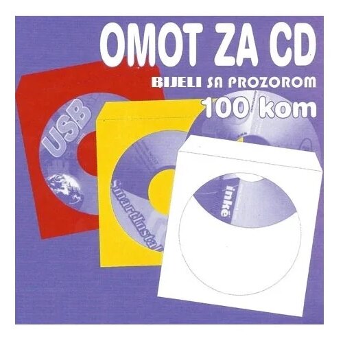  Omot za CD DVD papirni 100 kom WB Cijene