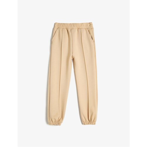 Koton Basic Jogger Trousers with ribs at the waist, elasticated waist and pockets. Slike