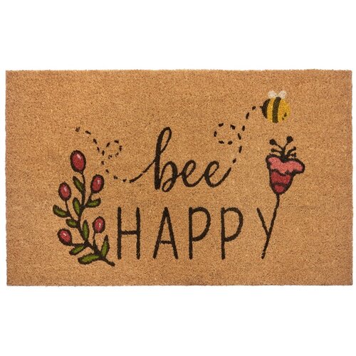 Hanse Home Predpražnik iz kokosovih vlaken 75x45 cm Bee Happy - Hanse Home Cene