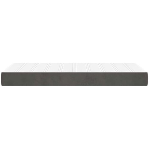 vidaXL Madrac s oprugama tamnosivi 80x220x20 cm baršunasti Cijene