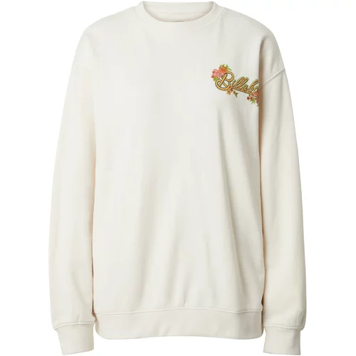 Billabong Sweater majica 'BEST OF TIMES' svijetlosiva / zelena / narančasta / crna
