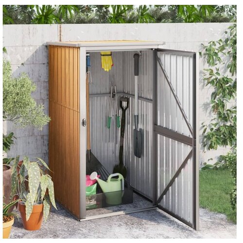  Vrtna lopa za orodje rjava 88x89x161 cm pocinkano jeklo Slike