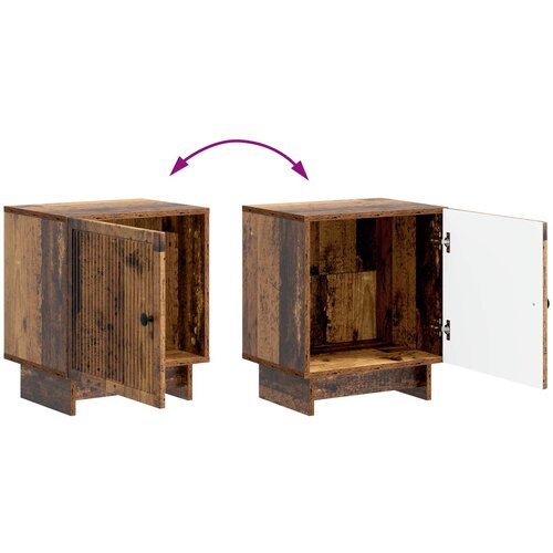  Noćni ormar 2 pcs Staro drvo 43 x 34,5 x 50 cm Slike