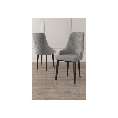 Hanah home set 2 stolice trex grey brown Cene