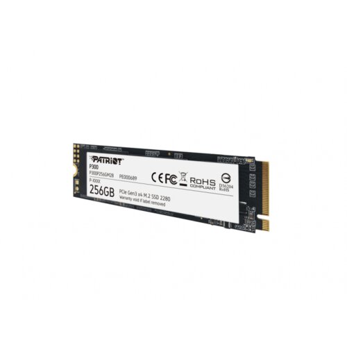 Patriot SSD 256GB M.2P300 M.2 PCIe Gen 3 x4up to R/W : 1700/1100MB/s Slike