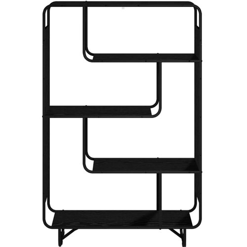  Visoka komoda Crni hrast 93 5 x 37 5 x 144 cm Prerađeno drvo - Crni hrast 93 5 x 37 5 x 144 cm Cene