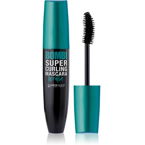 Bellaoggi BOMB! Curling Mascara maskara za volumen in privihanje trepalnic odtenek Real Black 12.5 ml Slike