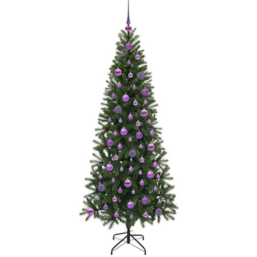 VidaXL Umjetno božićno drvce s stalakom Zelena 180 cm PE i PVC Slike
