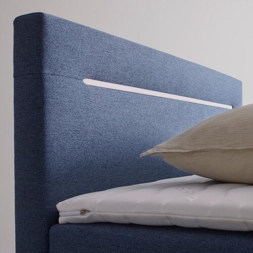 M&amp;ouml;max Postelja Boxspring Jerry, Modra, 100x200 Slike