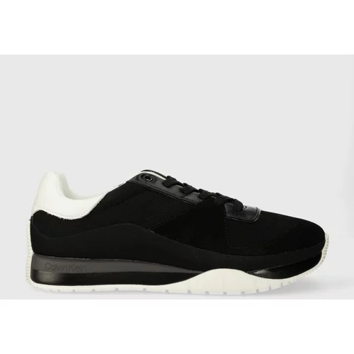 Calvin Klein Tenisice LOW TOP LACE UP boja: crna, HM0HM01286