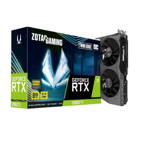 Zotac Gaming GeForce® RTX 3060 Ti Twin Edge OC LHR, (20330556) Cene