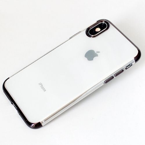 Nillkin elegance tanek silikonski ovitek za samsung galaxy A71 A715 - prozoren s črnim robom Slike