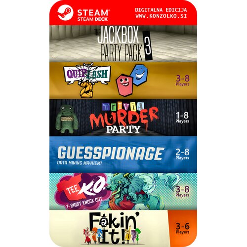 The Jackbox Party Pack 3 - Steam koda brez &amp;scaron;katlice (WINDOWS PC | STEAM DECK) Slike