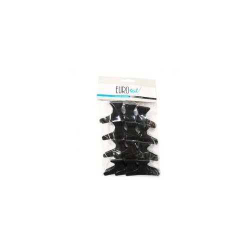  Klipsna za kosu Eurostil Pvc Leptir 12 kom – Crna Cene