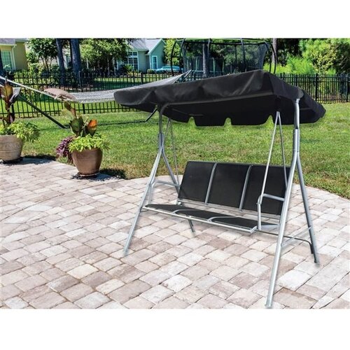  Baštenska ljuljaška „Home & Garden“ – 3 sedišta (Crna/Srebrna) Cene
