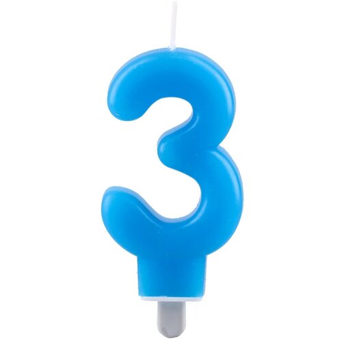 Lucky candle, svećica, plava - odaberite broj Cene