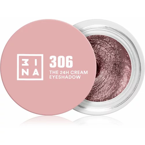 3INA The 24H Cream Eyeshadow kremasto sjenilo za oči nijansa 306 Light pink 3 ml