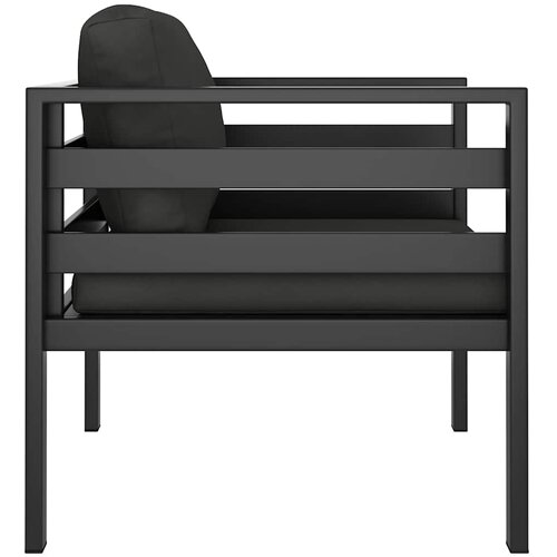 SOFA za jednu osobu s jastucima aluminijska antracit Slike