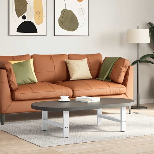 Furnova Noge kavne mizice 2 kosa antracit 60x(30-31) cm jeklo, (21915196) Cene