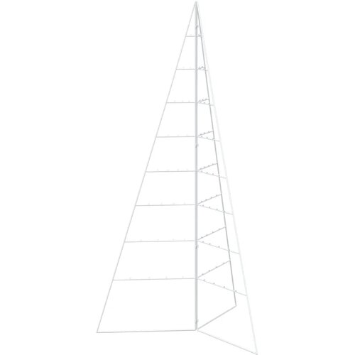  Metalna božićna jelka KUOPIO 180 cm Čelik Bijela - 180 cm Bijela bez LED svjetala Slike