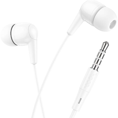 Hoco slu&amp;scaron;alice M97 universal 3.5mm bele Slike