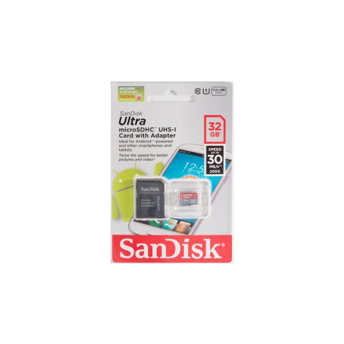 SANDSK memorijska kartica SDHC 32GB Micro 80MB/s Ultra Android Class 10 UHS-I Slike