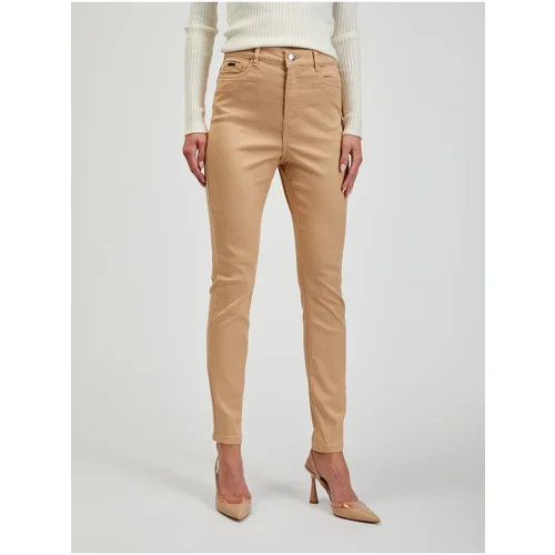 Orsay Beige Women Skinny Fit Pants Paul - Women