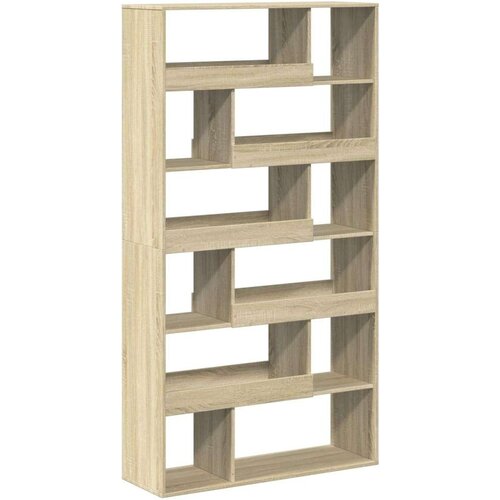VidaXL Sobna pregrada boja hrasta 100x33x187,5 cm konstruirano drvo Slike