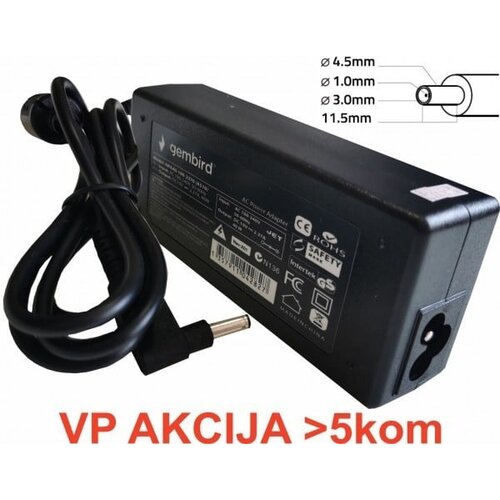 Gembird NPA45-195-2310 (DE05) **punjač za laptop 45W-19.5V-2.31A, 4.5x3.0mm black pin (983 Alt=DE07 Slike