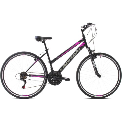 Capriolo sunrise trekking 2020 ženski bicikl, 17/28", crno-roze Cene