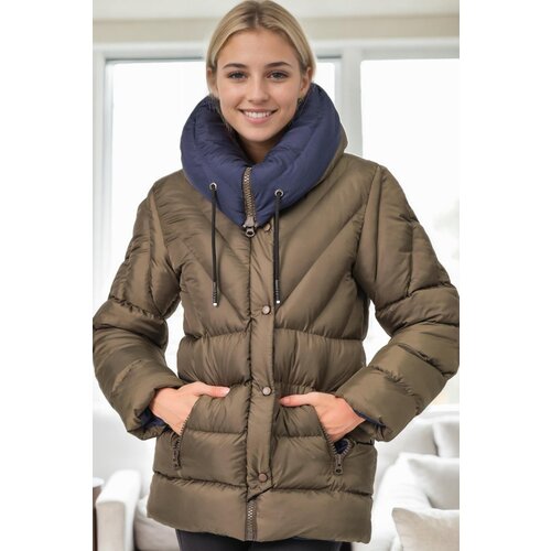 Dewberry Z6683 WOMEN'S COAT-KHAKI-1 Cijene