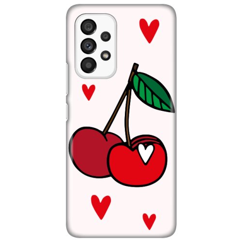 Torbica silikonska print za samsung A536B galaxy A53 5G cherry Slike